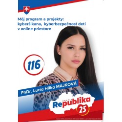 Lucia Majkova kandidát č. 116 za Hnutie Republika č. 25